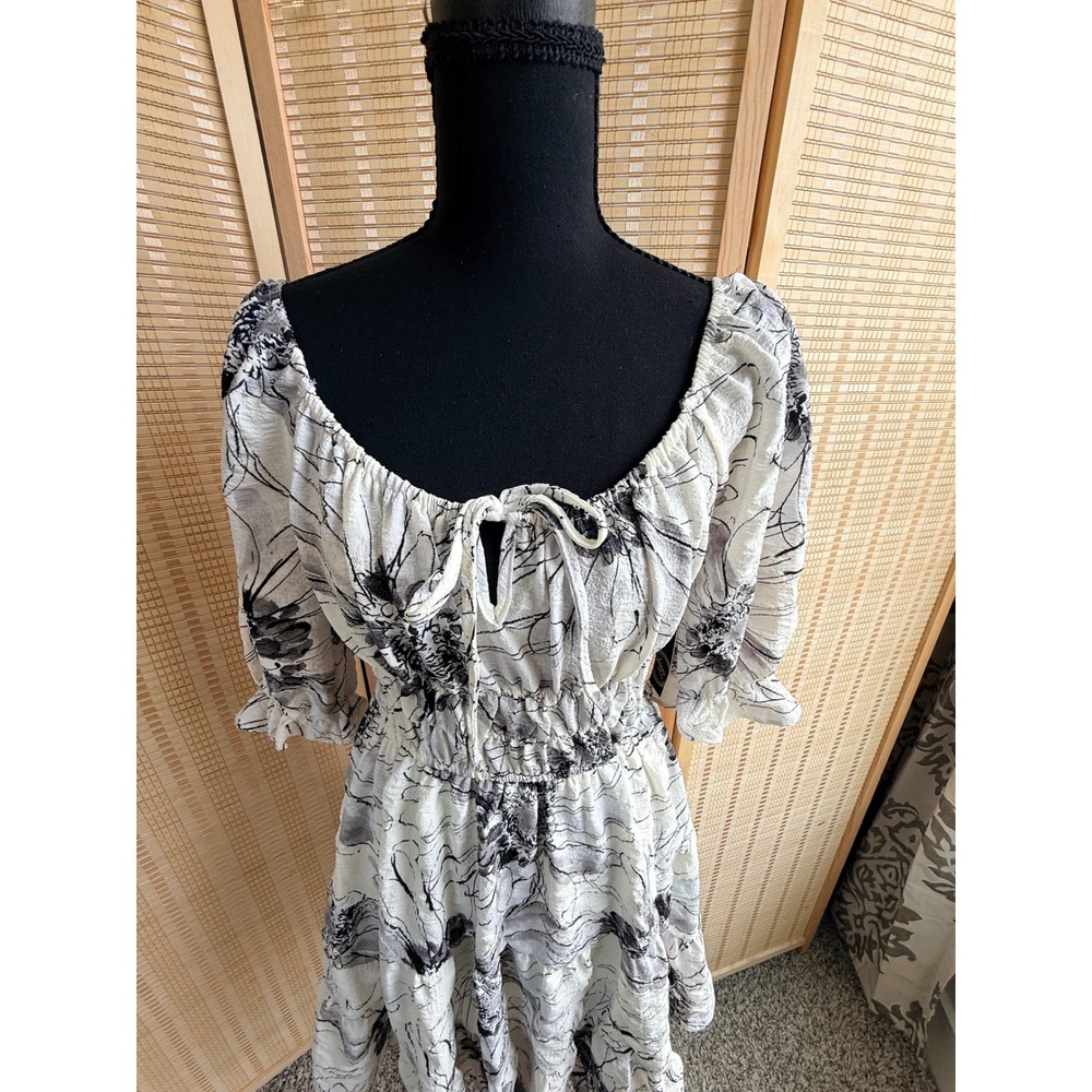 Liberty Love Cottagecore Floral Mini Dress | Smocked Waist